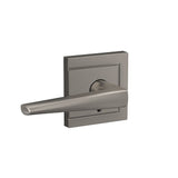 Schlage Custom FC172 ELR 619 ULD Eller Non-Turning Lever with Upland Trim, Satin Nickel