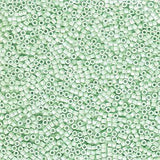 Miyuki Delica Seed Beads - Size 11/0 (1.6 mm), DB1526, Matte Opaque Light Mint AB, 7.2 g, Approx. 1440 Beads, Made in Japan