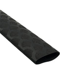 Accering Fishscale Pattern Heat Shrinkable Tube Rod Building Insulation for Cork Fishing Handle (f15mm, L3.3ft, Black)