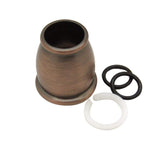 Dura Faucet DF-RK500-ORB RV Faucet Bell Style Spout Nut and Rings Replacement Kit for Kitchen Faucets (Oil Rubbed Bronze)