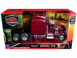 Peterbilt 379 Truck Tractor Burgundy Metallic Long Haul Trucker Series 1/32 Diecast Model by New Ray