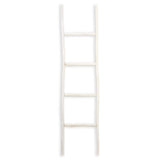 Theron White Wash Wood Ladder