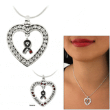 Many Hearts One Cause™ Diabetes Awareness Sterling Necklace
