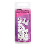 PUSH PIN WHITE (16) (Pack of 6)