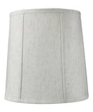 14"W x 15"H Softback Drum Shade Textured Oatmeal Fabric