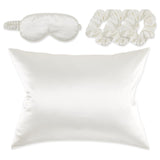 Bucky Silk-Like Satin Sleep Set - Cream