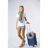 Bucky Jersey Stripe - Blanket Scarf - Olive Stripe