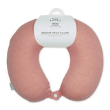 Bucky Jersey Stripe - Memory Foam Neck Pillow - Pink Stripe