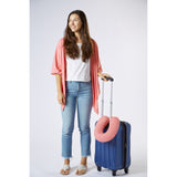 Bucky Jersey Stripe - Blanket Scarf - Pink Stripe