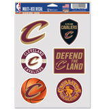 Cleveland Cavaliers Decal Multi Use Fan 6 Pack Special Order