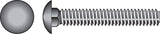 HDG CARR SCRW 3/8X6 (Pack of 1)