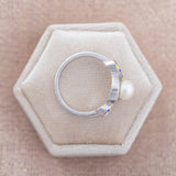 Infinite Hope™ Sterling & Pearl Autism Awareness Ring