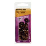 FURNITUR NAIL L RND BRNZ (Pack of 6)