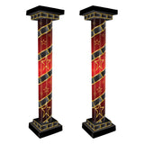 Red Carpet 3D Tall Column Props