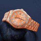 562865, Cosmic Steel Automatic Metal Watch