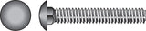 CARR SCREW Z 3/8X1 1/2 (Pack of 1)