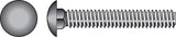 CARR SCREW Z 1/2X3 (Pack of 1)