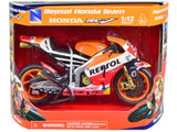Honda RC213V Motorcycle #93 Marc Marquez Repsol Honda Team MotoGP (2015) 1/12 Diecast Model by New Ray