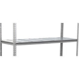 Global Industrial Standard Duty Boltless Shelving Z Beam Additional Shelf 96W X 36D Steel Deck