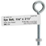 BOLT EYE W/NUT3/16X2.5 (Pack of 10)