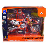 Ktm 450 Sx-F Motorcycle #2 Cooper Webb Red Bull Ktm Factory Racing 1/12 Diecast Model By New Ray