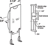 SASH BALANCE 12# (Pack of 1)