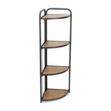 Lefeld 4 Tier Foldable Corner Shelf