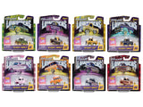 Lowriders Show Glow Series 2 Set of 8 Pieces Diecast Model Cars by CarTuned