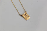 14K Gold Scapular