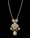 PS554 Long delicate kundan pendant mala ( READY TO SHIP )