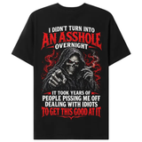 Rude Awakening Tee – Custom Year Skull Graphic T-Shirt