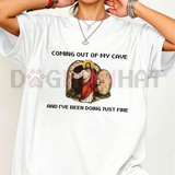 Resurrection Brightside Funny Jesus Graphic Tee - Vintage Cave Easter Rock Humor Shirt