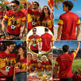 2026 Spain Soccer T-Shirt for Men – Spanish Football Fan Tee, National Team Pride Sportswear