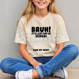 "Last Day Of School Sign My Shirt" Kids Tee – Interactive Class of 2026 Graphic Top, Remastered Heavy Cotton Student Keepsake Shirt, Soft Lived-In Graduation Party Apparel, Made in USA