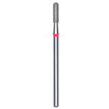 DIAMOND NAIL DRILL BIT, ROUNDED "CYLINDER", RED, HEAD DIAMETER 2.3/8MM (FA30R023/8) - STALEKS™