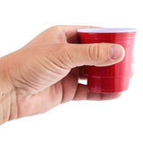Redcupliving Reusable Red 5 oz Party Cups, Set of 4