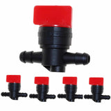 5x 1/4 inch Fuel Shut off Valve for Briggs & Stratton 491860 493960 494768 5091