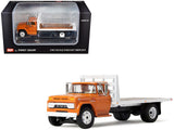 GMC 4000 Flatbed Truck Omaha Orange 1/64 Diecast Model by DCP/First Gear