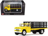 GMC 4000 Stake Truck Bright Yellow 1/64 Diecast Model by DCP/First Gear