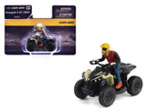 CanAm Renegade X XC 1000R ATV Desert Tan with Driver Figure 1/32 Diecast Model by BRP Models