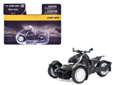 CanAm Ryker Rally 3Wheel Motorcycle Ghost Black 1/32 Diecast Model by BRP Models