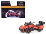 CanAm Spyder F3 Limited Special Series 3Wheel Motorcycle Viper Red 1/32 Diecast Model by BRP Models