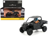 CanAm Commander XT 1000R Matt Black with Driver Figure 1/32 Diecast Model by BRP Models
