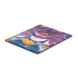 Caroline'S Treasures Mouse/Hot Pad/Trivet, Purple Cat Birdie Dear (6004Mp)