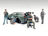 Top Tuners 5 piece Figure Set Premium Series for 1/18 Scale Models by American Diorama
