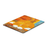 Caroline'S Treasures Mouse/Hot Pad/Trivet, Orange Tabby Welcome Cat (6010Mp)