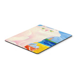 Caroline'S Treasures Mouse/Hot Pad/Trivet, White Cat By The Lighthouse (6018Mp)