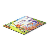 Caroline'S Treasures Mouse/Hot Pad/Trivet, White Cottage House At The Lake Or Beach (6040Mp)
