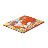 Caroline'S Treasures Orange Tabby At The Beach Mouse Pad/Hot Pad/Trivet (6050Mp)