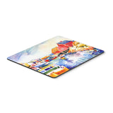 Caroline'S Treasures Boats At Harbour With A View Mouse Pad/Hot Pad/Trivet (6059Mp)